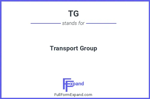 Full form of TG