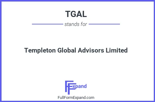 Full form of TGAL