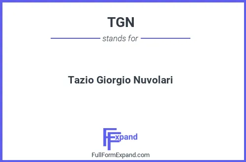Full form of TGN
