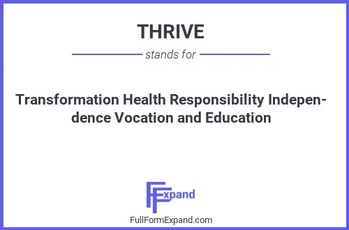 Full form of THRIVE