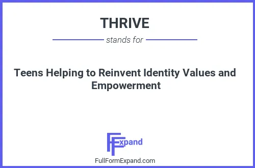Full form of THRIVE