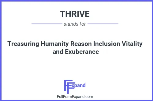 Full form of THRIVE