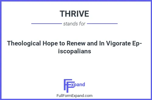 Full form of THRIVE