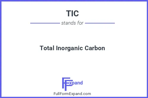 Full form of TIC
