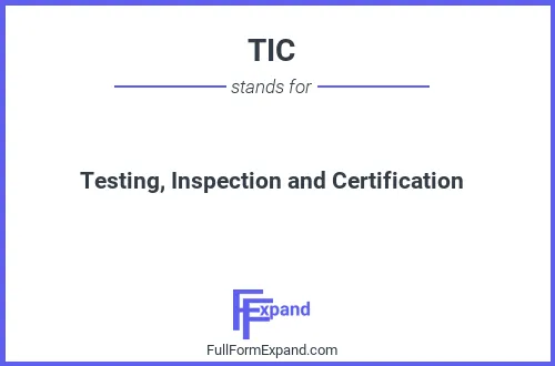 Full form of TIC