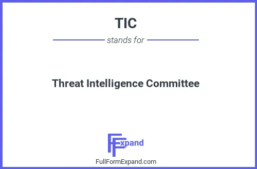 Full form of TIC