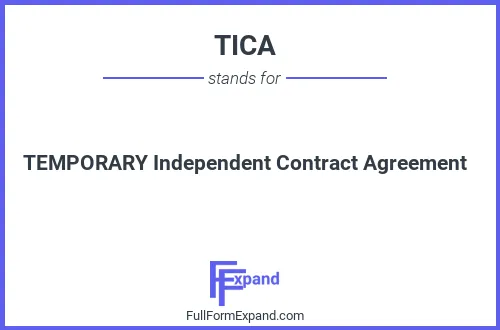 Full form of TICA
