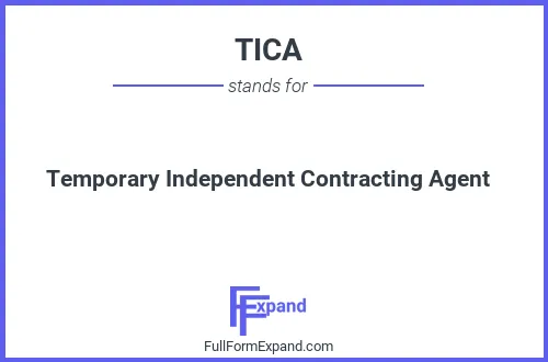 Full form of TICA