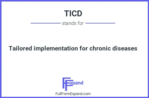Full form of TICD