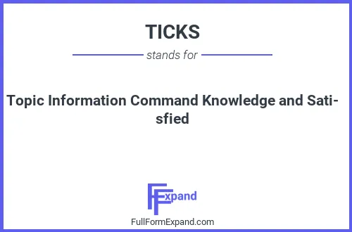 Full form of TICKS