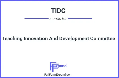 Full form of TIDC