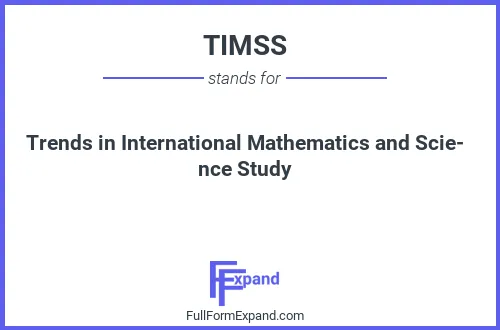 Full form of TIMSS