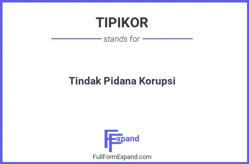 Full form of TIPIKOR