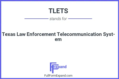 Full form of TLETS