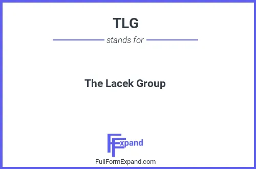 Full form of TLG