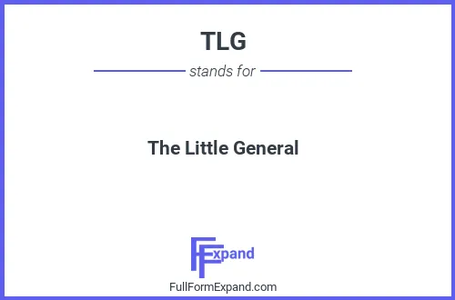 Full form of TLG