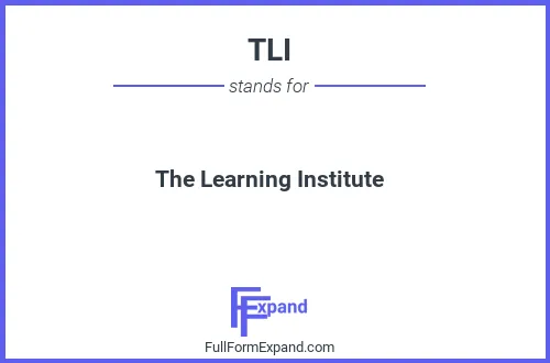 Full form of TLI