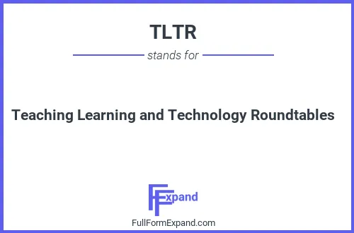 Full form of TLTR