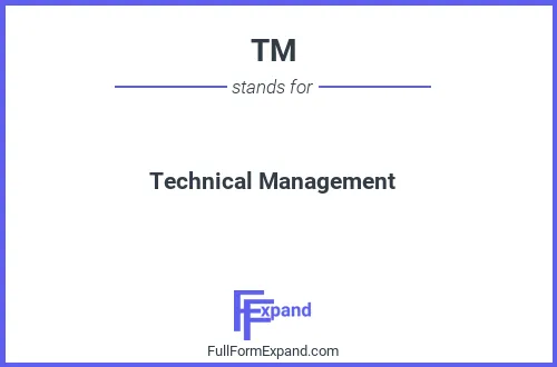Full form of TM
