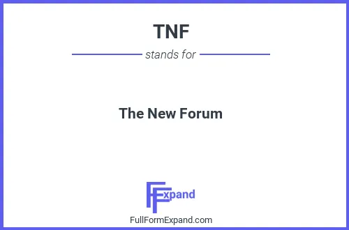 Full form of TNF