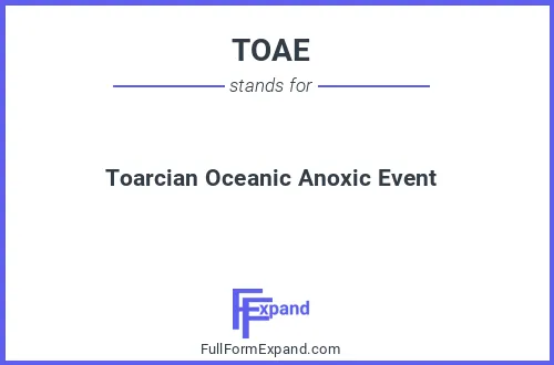 Full form of TOAE
