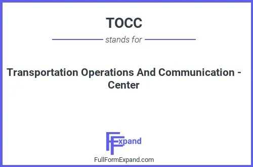 Full form of TOCC