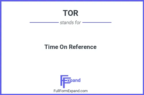Full form of TOR