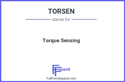 Full form of TORSEN