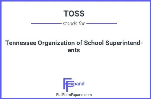 Full form of TOSS
