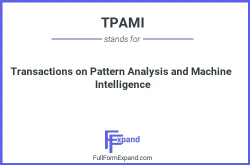 Full form of TPAMI