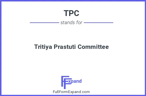 Full form of TPC