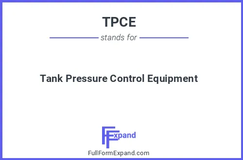 Full form of TPCE