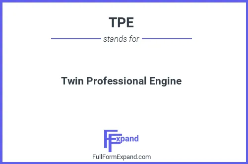 Full form of TPE