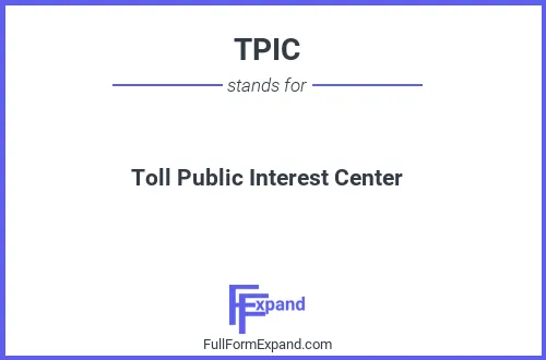 Full form of TPIC