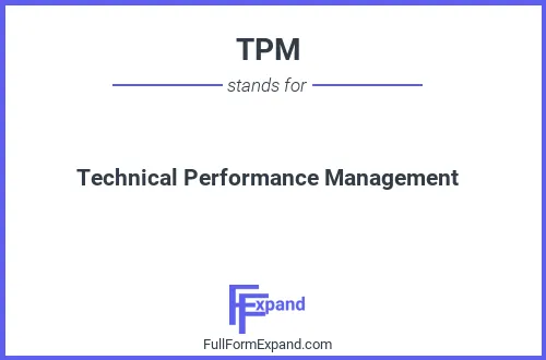 Full form of TPM