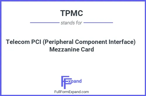 Full form of TPMC