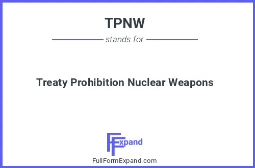 Full form of TPNW