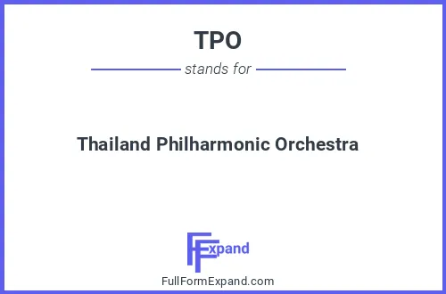 Full form of TPO