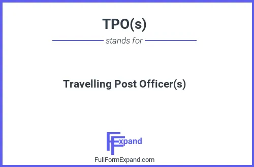 Full form of TPO(s)