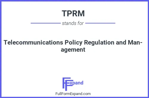 Full form of TPRM