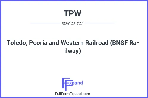 Full form of TPW