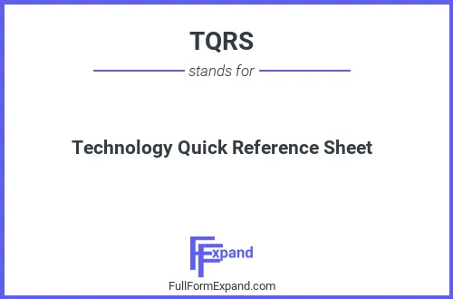 Full form of TQRS