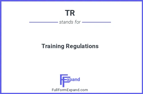 Full form of TR