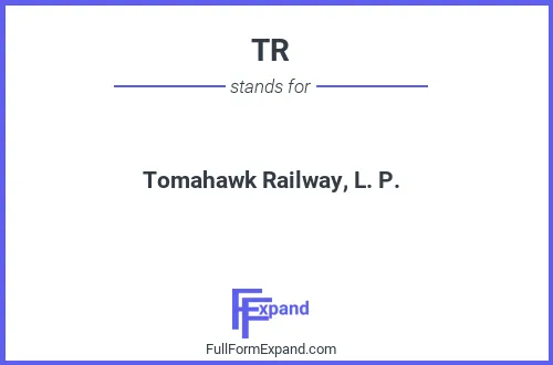 Full form of TR