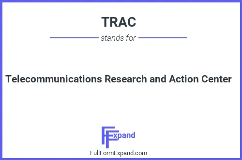 Full form of TRAC