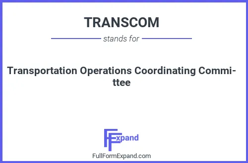 Full form of TRANSCOM