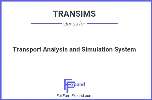 Full form of TRANSIMS
