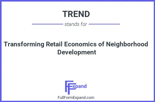 Full form of TREND