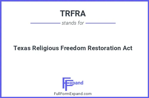 Full form of TRFRA