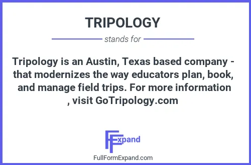 Full form of TRIPOLOGY